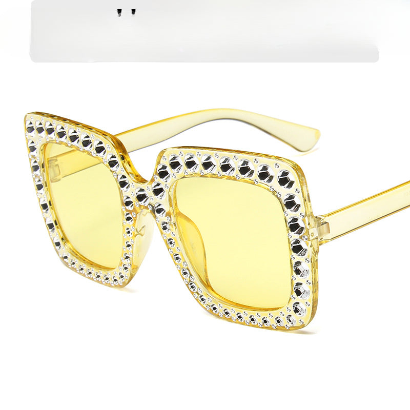 Wholesale Full Sky Star Retro Square PC Sunglasses